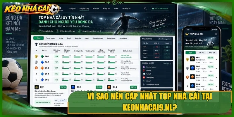 Vì sao nên cập nhật top nhà cái tại codectl.io?